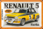 Preview: Blechschild Renault 5 1